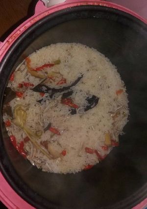 Foto resep Nasi liwet teri magicom