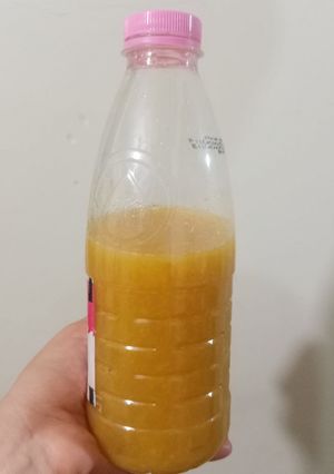 عکسی از دستور رب هلو و گوجه سبز
