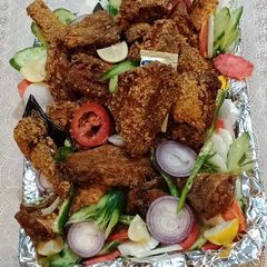 A picture of Fried fish.