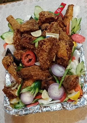 A picture of Fried fish.