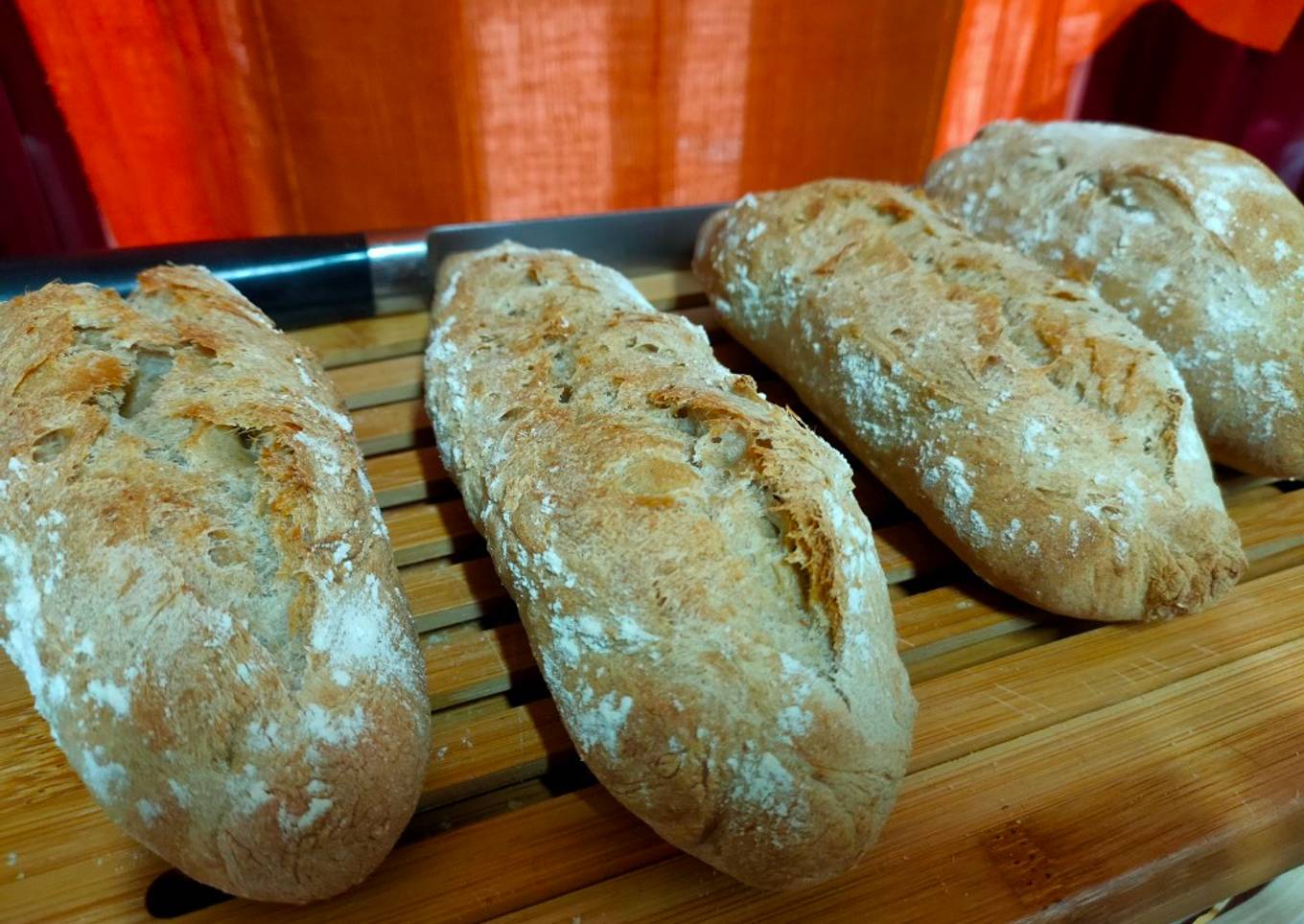 Pan hecho en casa (con un preparado de Rustik Bakery)