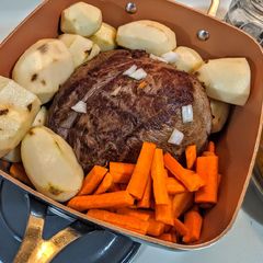 Beef Pot Roast with Gravy (Gluten and Dairy Free) A picture of Beef Pot Roast with Gravy (Gluten and Dairy Free).