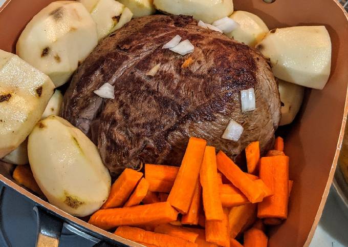 Recipe of Quick Beef Pot Roast with Gravy (Gluten and Dairy Free)