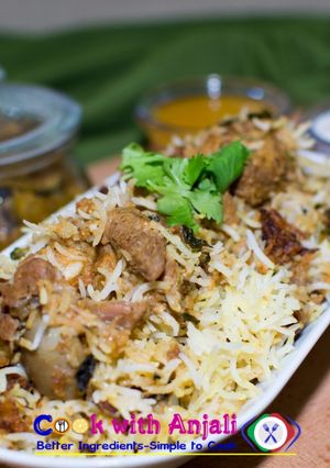 A picture of Pakki Mutton Biryani.