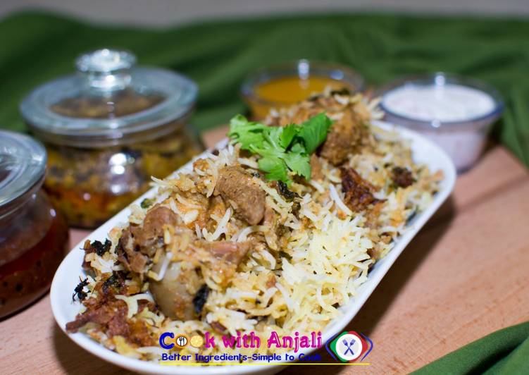 Recipe of Favorite Pakki Mutton Biryani