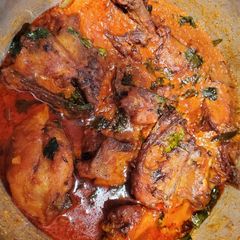 A picture of Mama's Fried Chicken Curry.