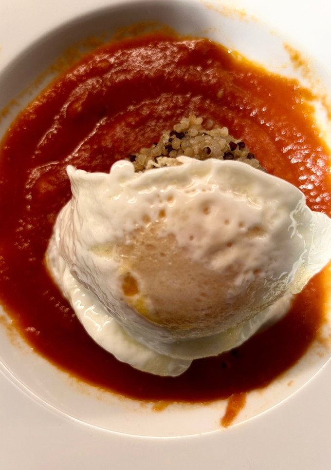 Una foto de Quinoa a la cubana 🍛🥫🍳