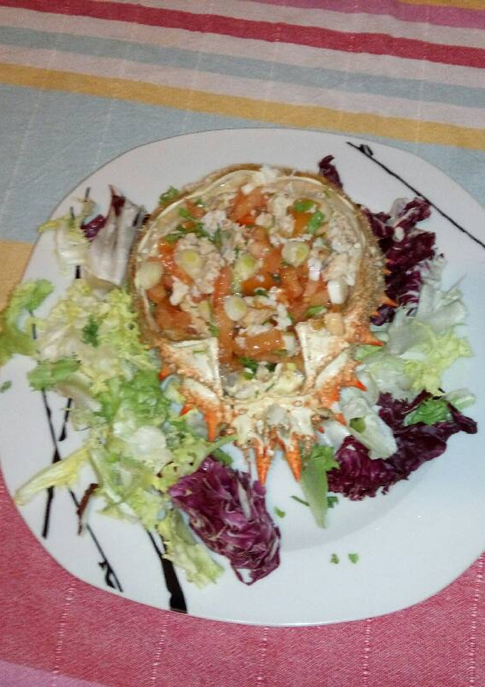 Una foto de Ceviche de centollo