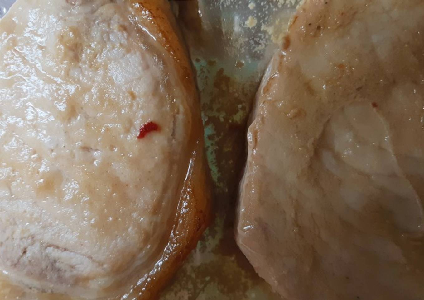 Miso glazed pork chops