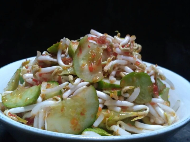 Cara Simple Membikin Resep  Reuceuh Timun Tauge yang Bikin Ngiler, Lezat Sekali