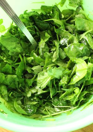 Una foto de Ensalada chingolo, no mixta