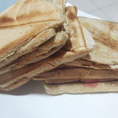 A picture of Jam toast bread.