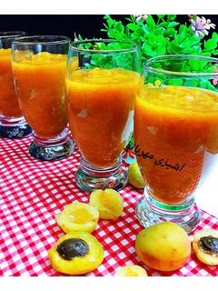 عکسی از دستور اسموتی زردآلو
