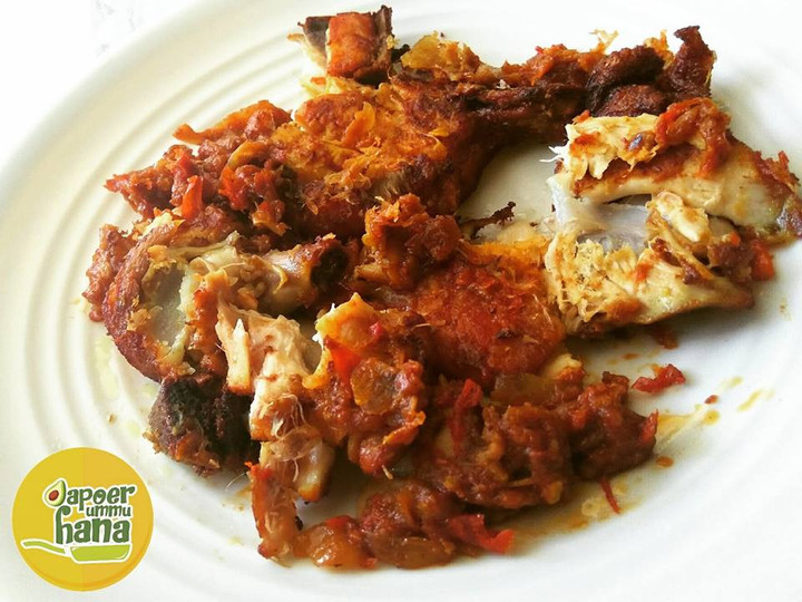 Resep: Ayam Geprek / Ayam Penyet KETO Bunda Pasti Bisa