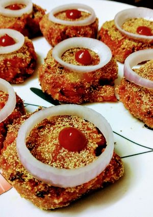 A picture of Mix veg cutlets.