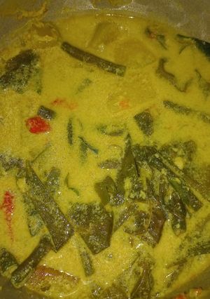 Foto resep Lodeh (labu,kacang,daun so)