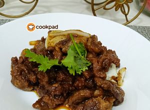 Gambar Daging Masak Hitam