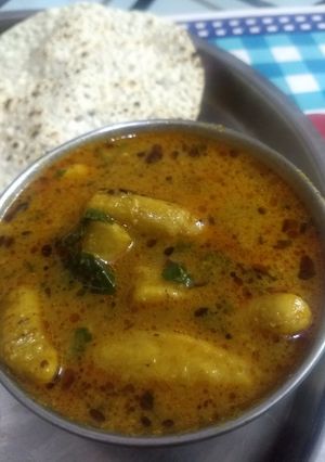 A picture of Gatta curry(no onion no garlic).