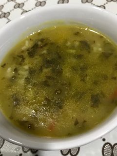 صورة لوصفة شوربة ورق العنب