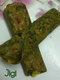A picture of Kathi roll.