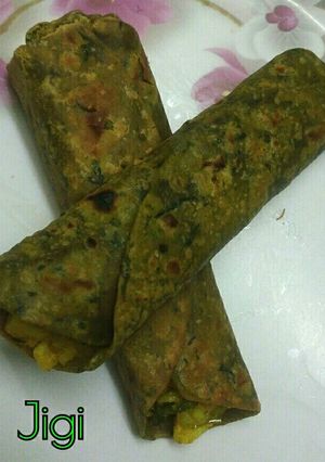 A picture of Kathi roll.