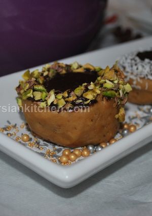 عکسی از دستور دسر سیب با بیسکویت