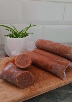Foto resep Es Lilin Coklat (Es Kuncir)