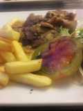 Filete de res con champiñones