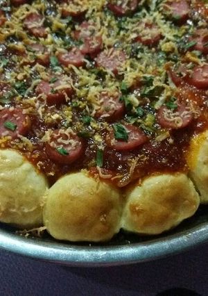 Foto resep Pizza sosis bolognese nyummi 😃