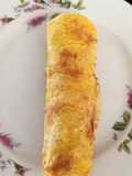 Wrap arrebosado con atún y queso