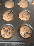 Muffins fit com 🫐 mirtilos