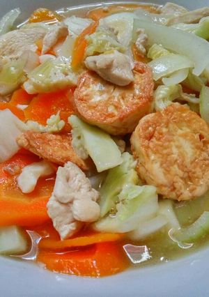 Foto resep Sapo Tahu Sesuai Isi Kulkas 😂