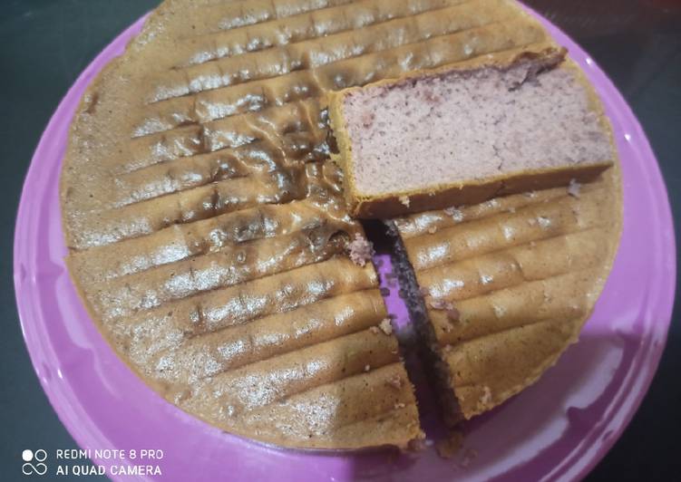 Taro sponge cake