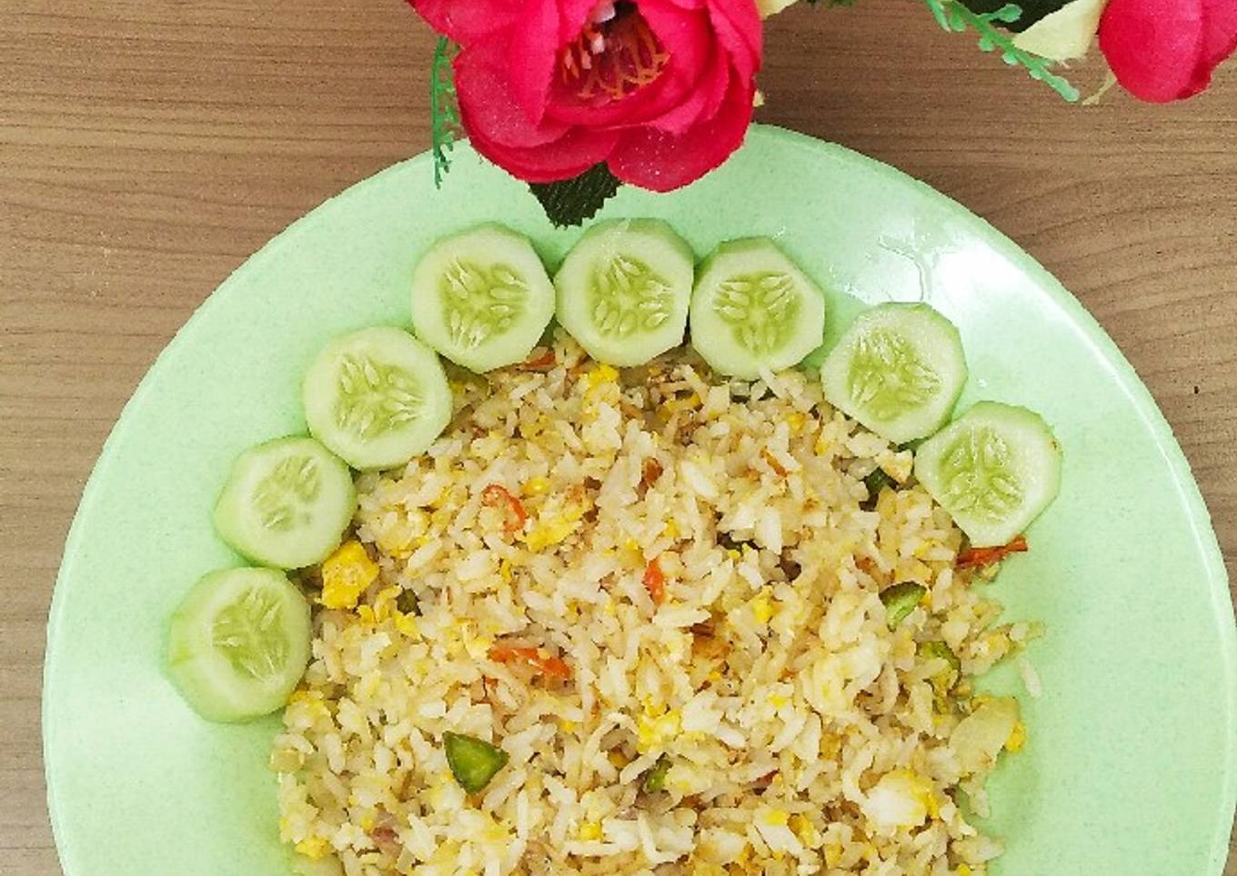 Nasi goreng teri pete