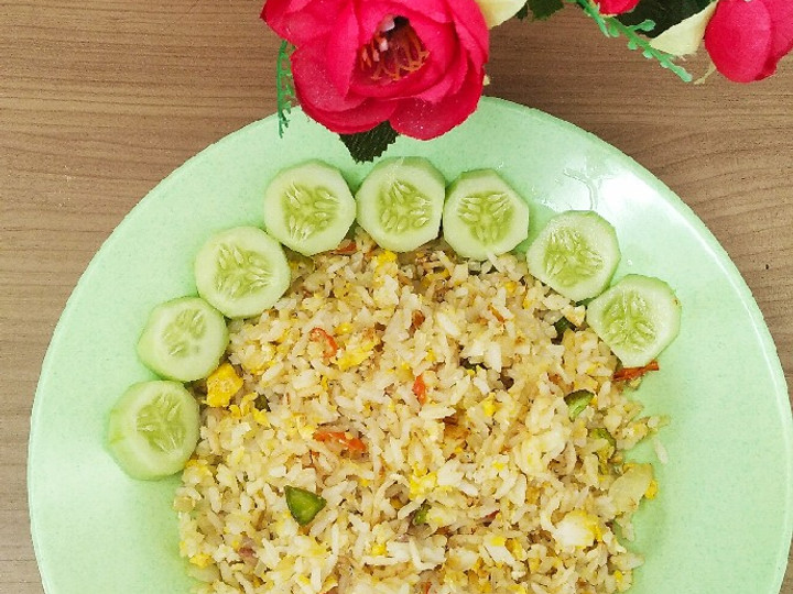 Cara Bikin Nasi goreng teri pete Bunda Pasti Bisa