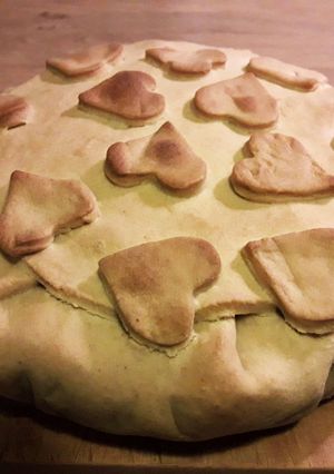 Una foto de Tarta de brócoli y pavo