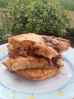 Φωτογραφία της συνταγής Pancakes φούρνου με φυστικοβούτυρο και μαρμελάδα