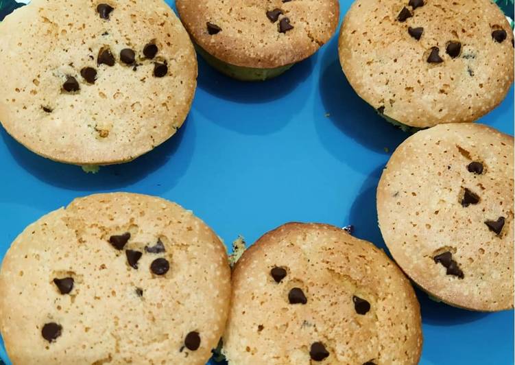 Muffin alle gocce di cioccolato