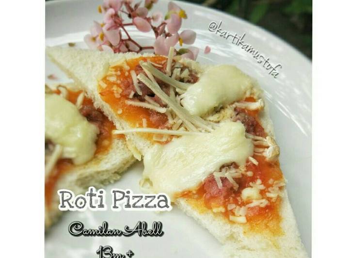 Roti pizza - camilan mpasi 13 bulan - mpasi 1 tahun