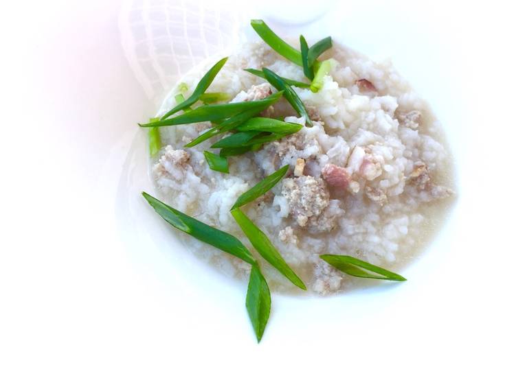 Easiest Way to Prepare Homemade Pork And Bacon Porridge