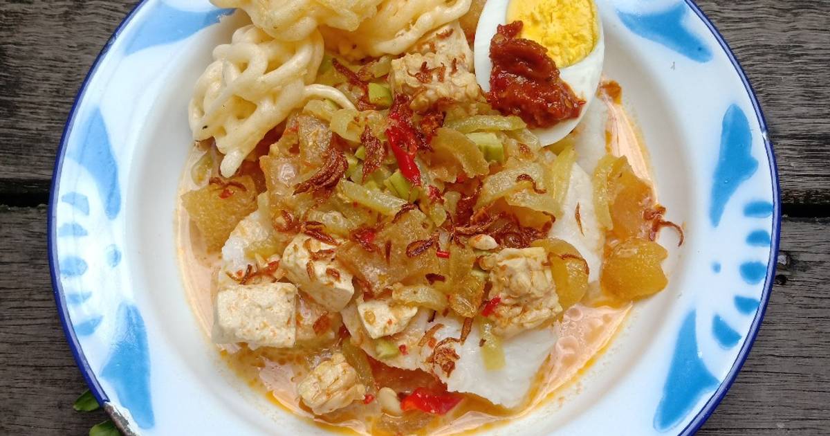 Resep Lontong Sayur Manisa Cecek Plus Tahu Tempe Pete Favorit Bunda