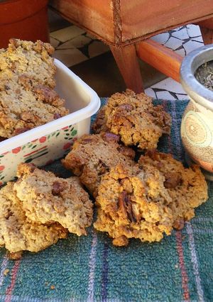 Una foto de Galletitas de avena, miel y nueces