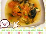 Sup Ikan Patin Kuah Bening Asam Pedas, Segar!