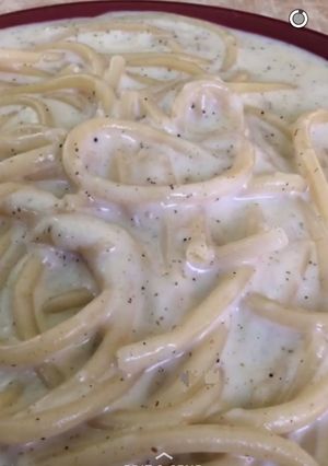 صورة لوصفة معكرونة سريعة لا تأخذ نص ساعة😌❤