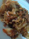 Repollo caramelizado