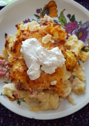 Rakott tészta Hajni módra recept fotója