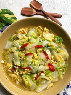 Foto resep Cah Sawi Putih Telur