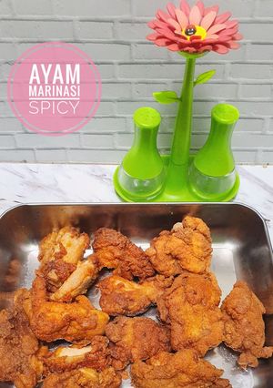 Foto resep Ayam Marinasi Spicy 🌶🐔🔥