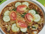 Gambar mie urai tek tek
