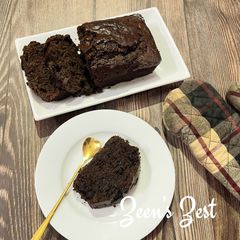 A picture of Banana Chocolate Loaf.